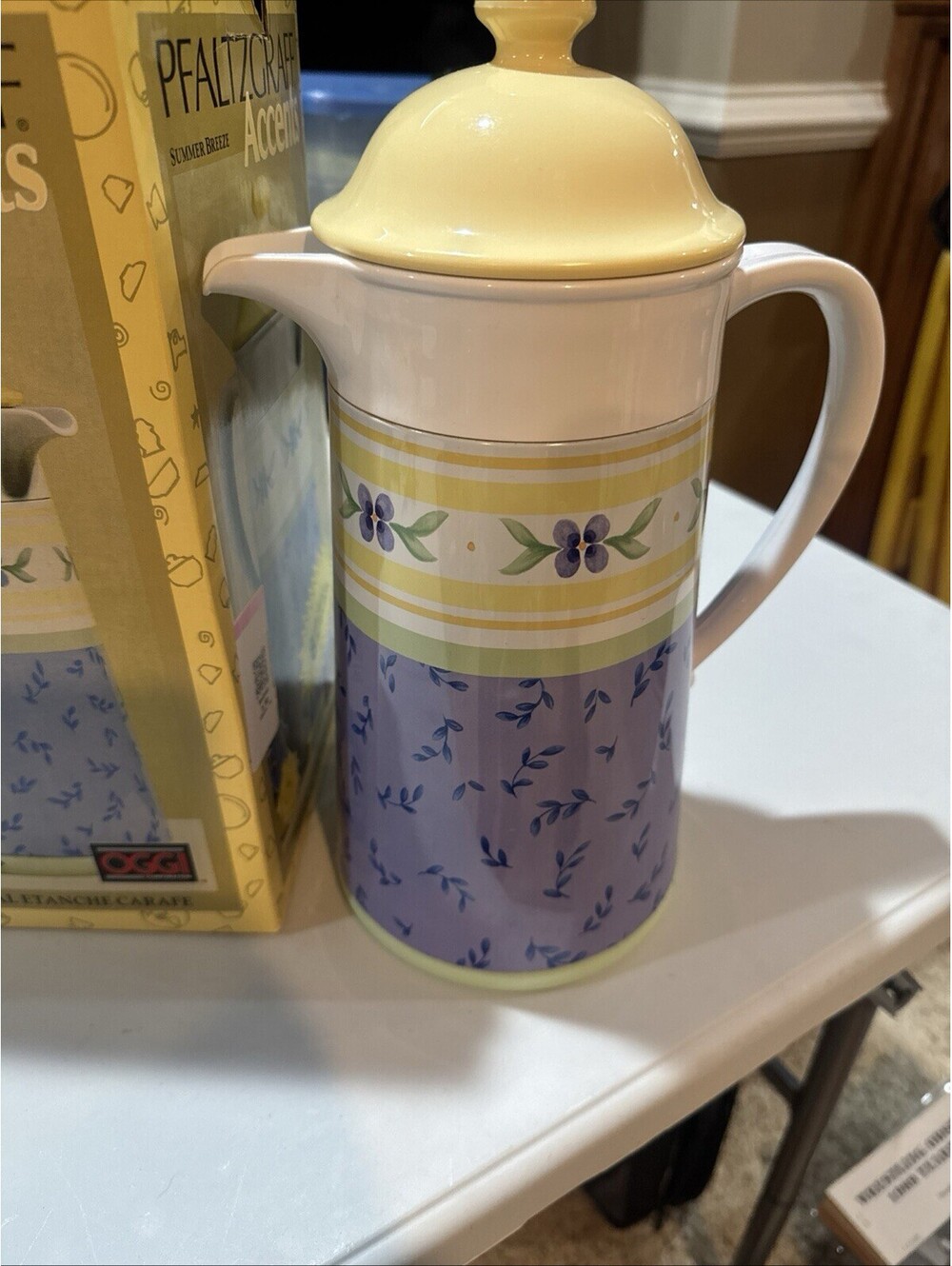 Pfaltzgraff Summer Breeze Carafe Thermal Insulated Pitcher